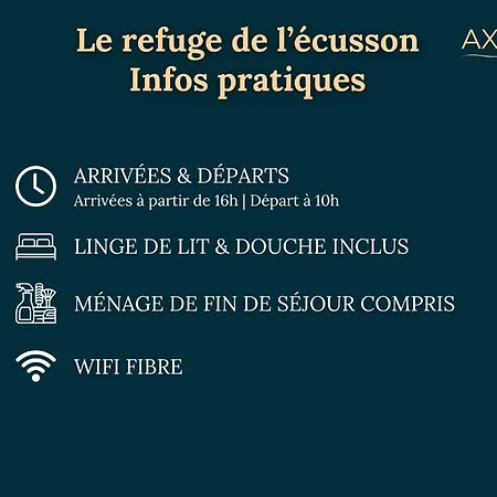 Le Refuge De L'ecusson - T2 Centre-ville, Wifi Apartman *